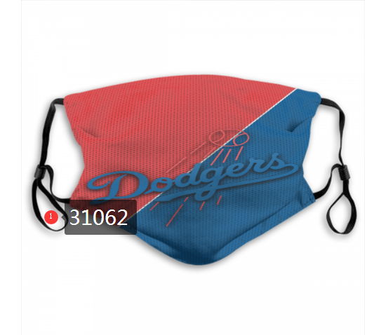 2020 Los Angeles Dodgers Dust mask with filter 20->mlb dust mask->Sports Accessory